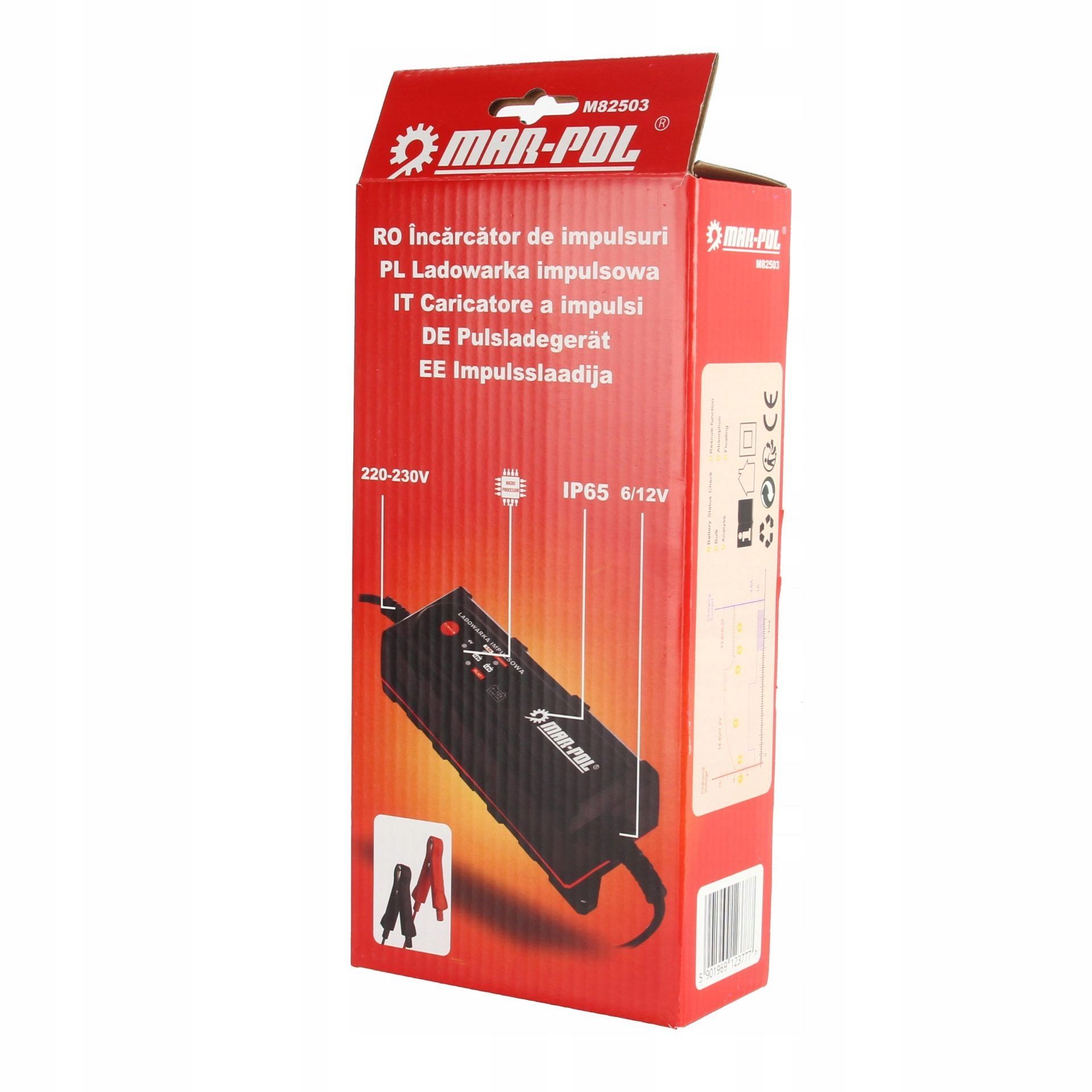 Prostownik Ładowarka Do Akumulatora 6V 12V Automat M82503