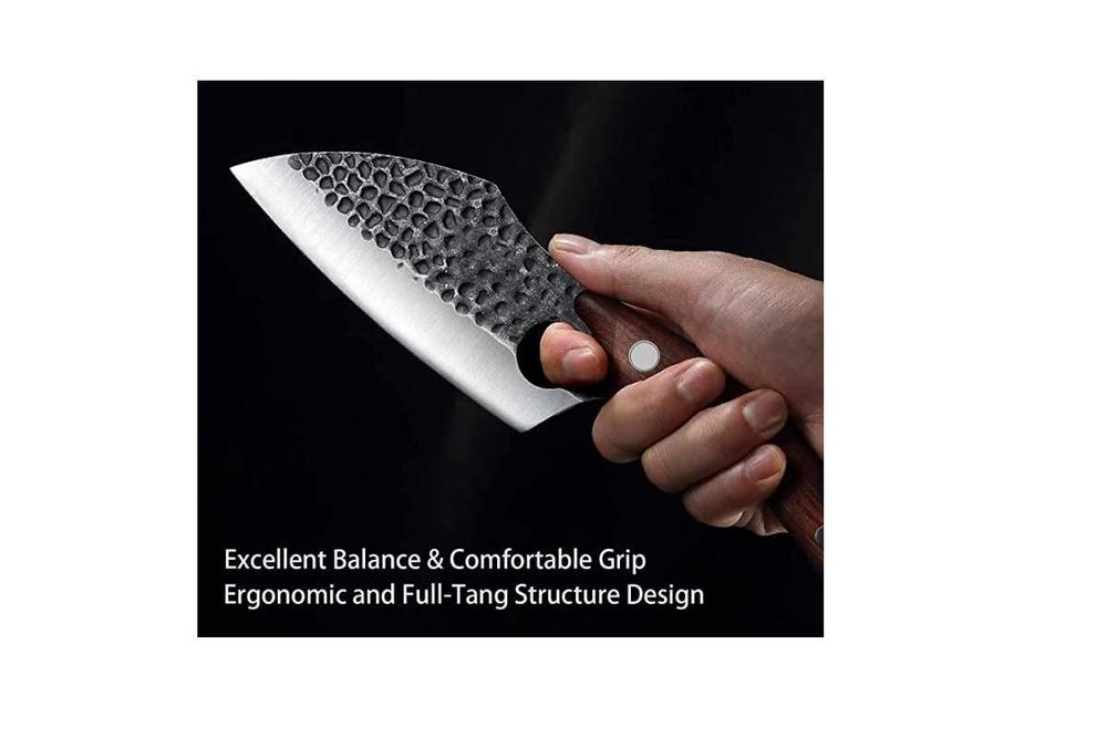 Oryginalny ręcznie kuty nóż tasak JAPOŃSKI 15CM