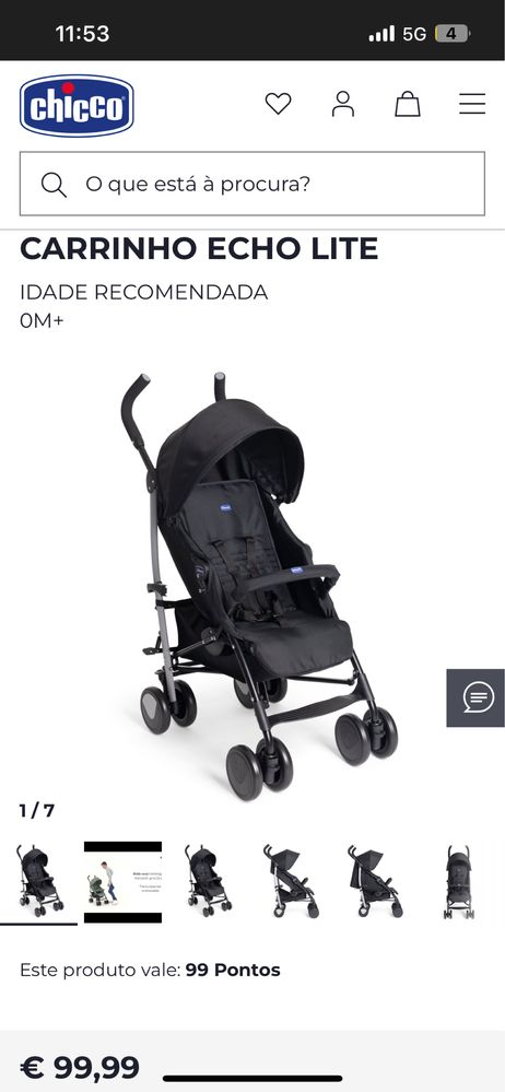 Carrinho d CHICCO