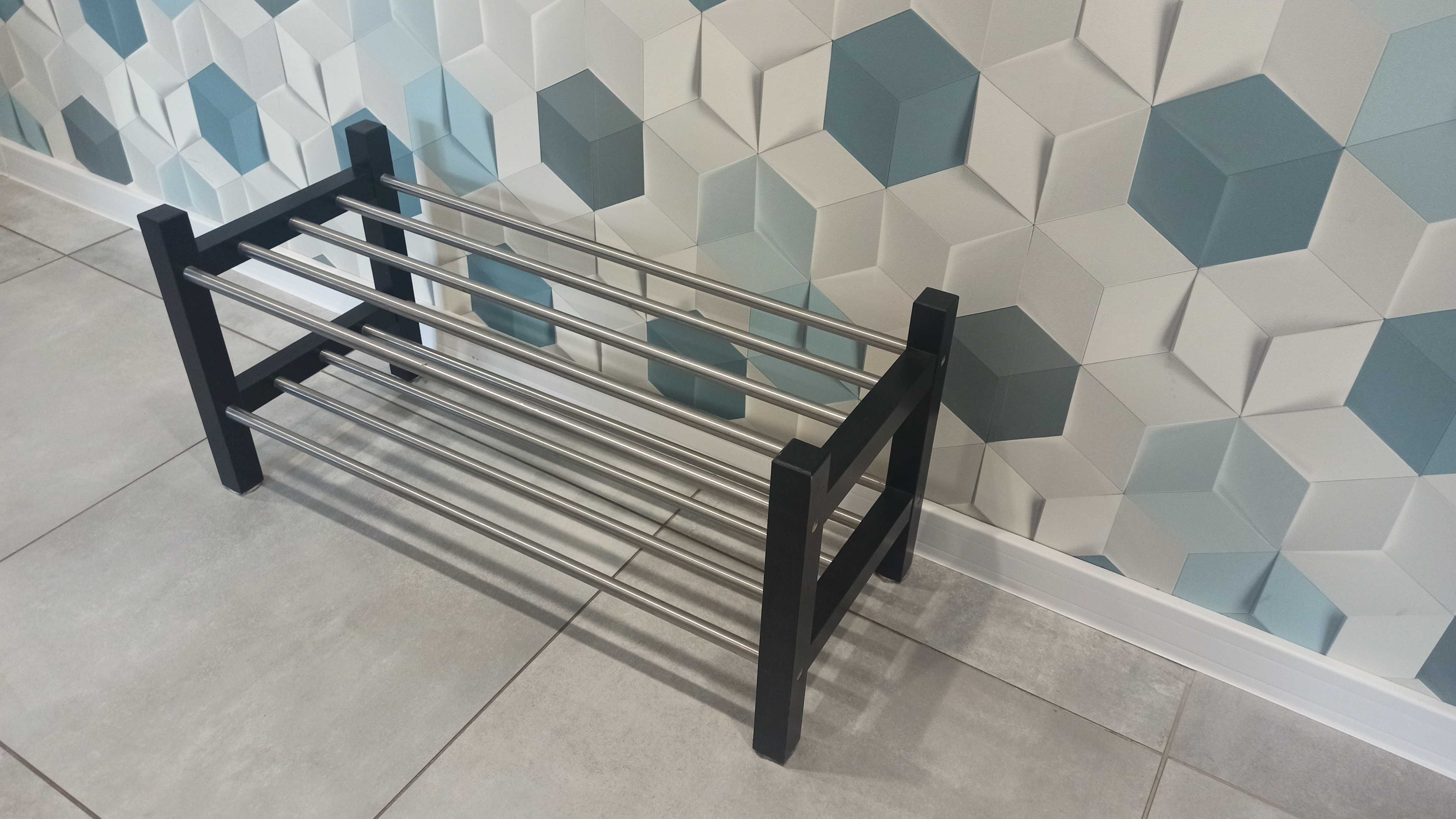Półka na buty IKEA kolor czarny