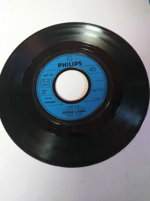 Single Vinil Serge Lama - Chez Moi