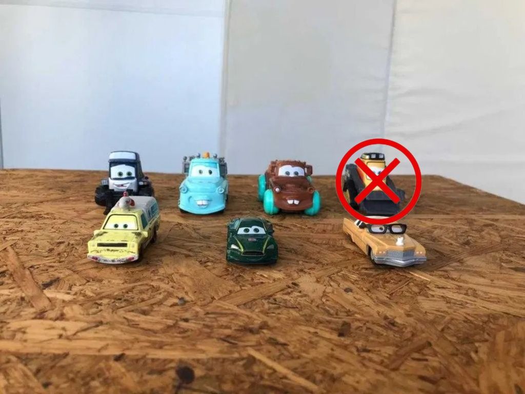 zestaw 6 samochodów z bajki auta i samoloty
