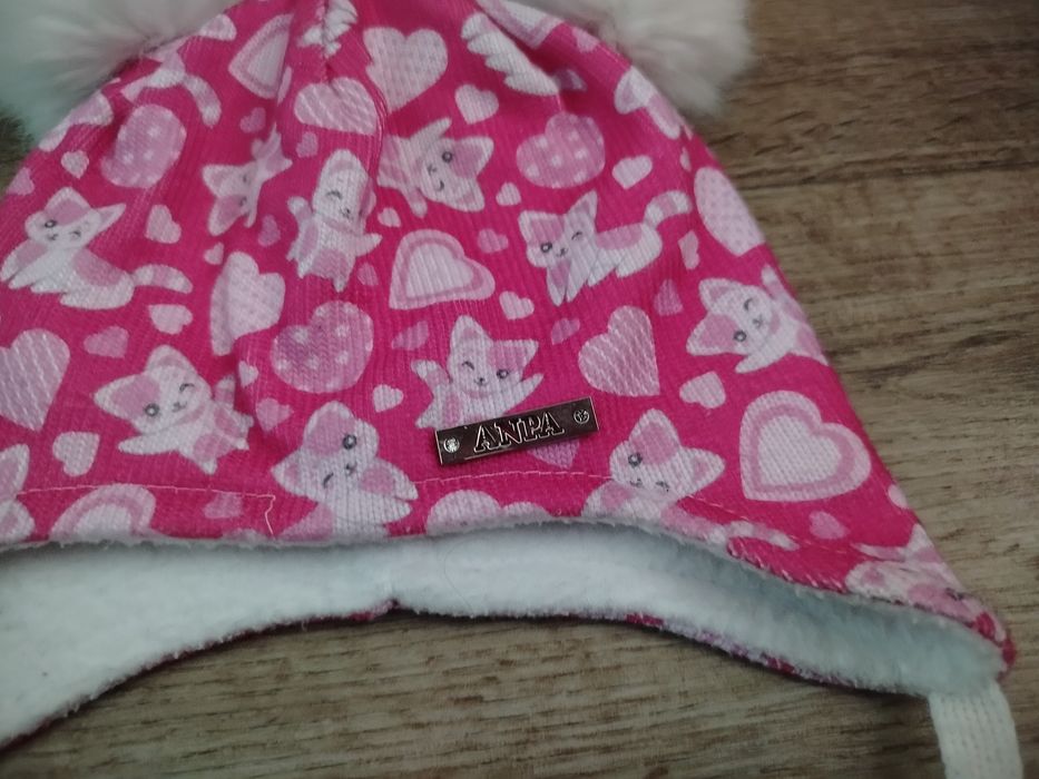 Czapeczka dziecięca dla dziewczynki