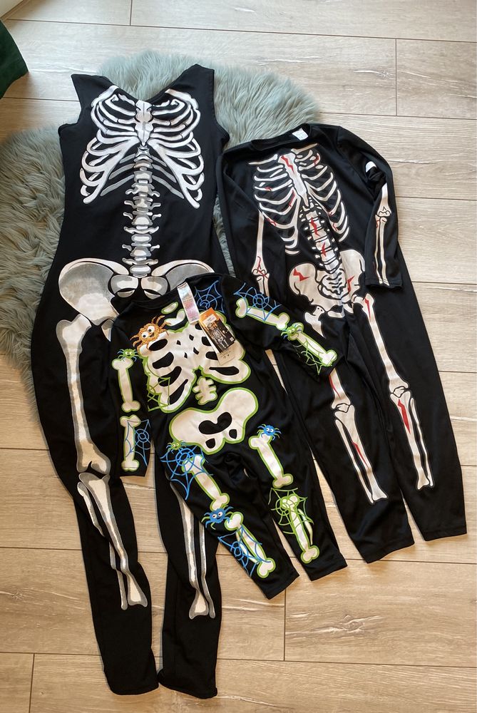 Новий костюм хелоуін новий рік скелет 12 24 міс 1 2 років