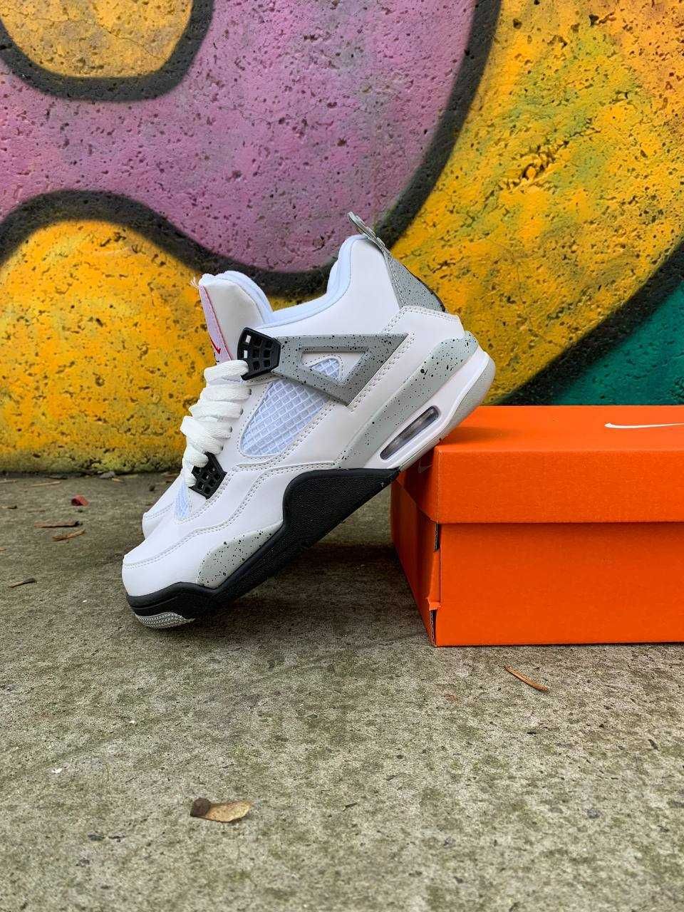 Obuwie męskie Air Jordan 4 Retro OG 'White Cement' męskie buty 41-45