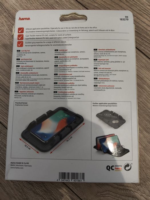 Mata na telefon przeciwpoślizgowa do auta