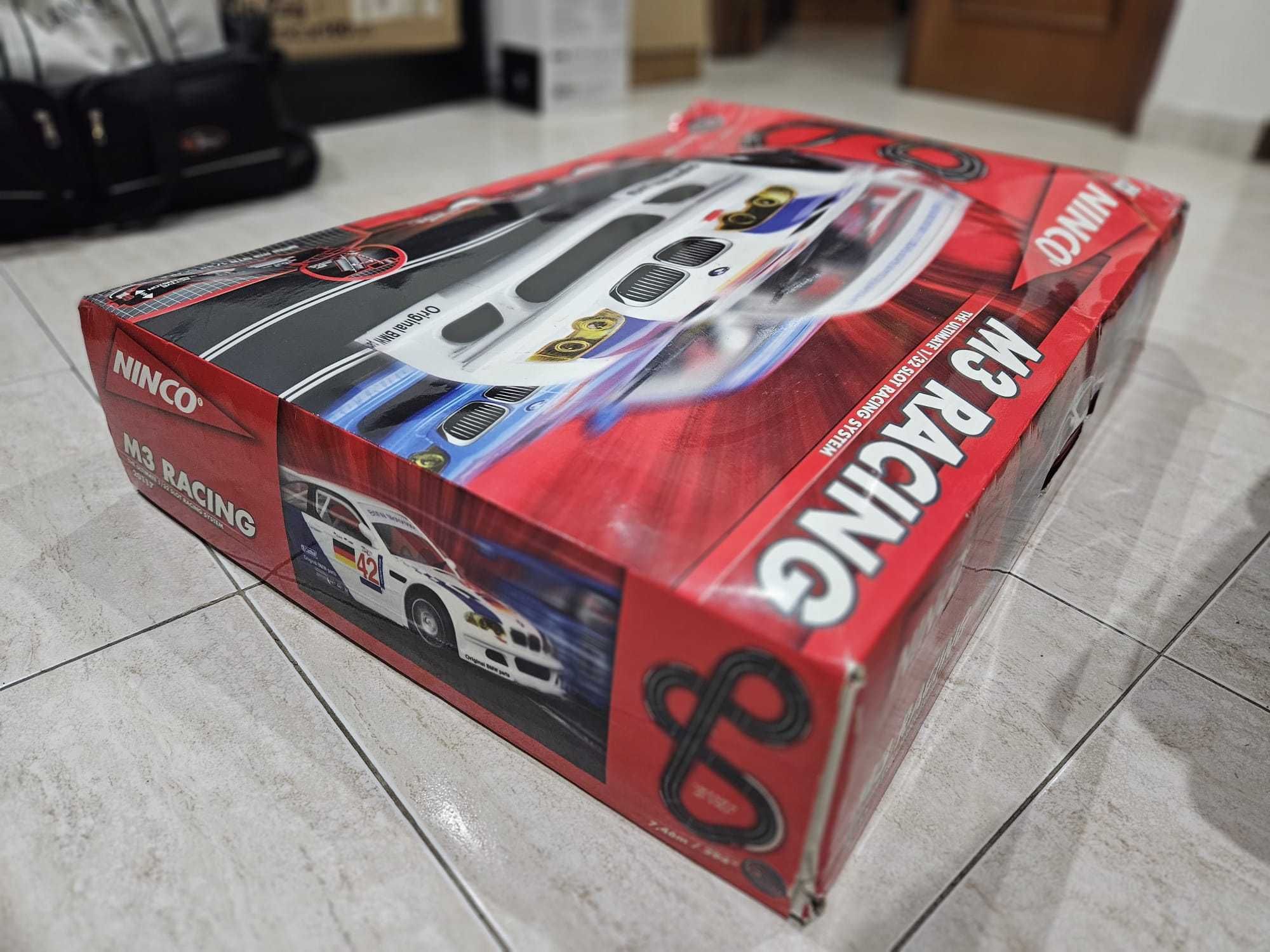 Pista Slot Ninco M3 Racing 1/32 + carros Fly Racing Porsche GT1