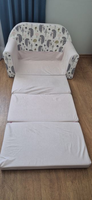 Sofa dla dzieci jasny róż