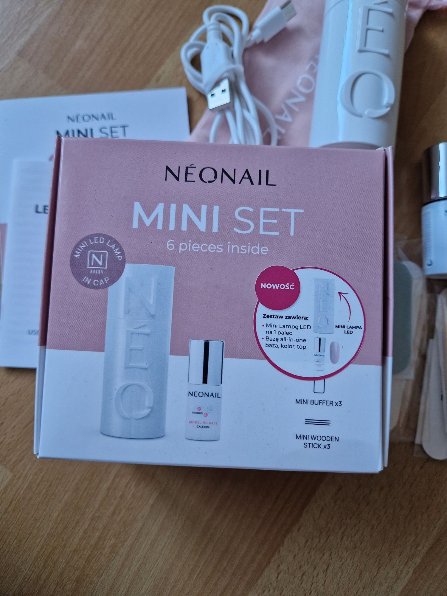 Neonail mini set zestaw do manicure hybrydowego