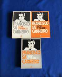 Francisco SÁ CARNEIRO - TEXTOS - 3 volumes