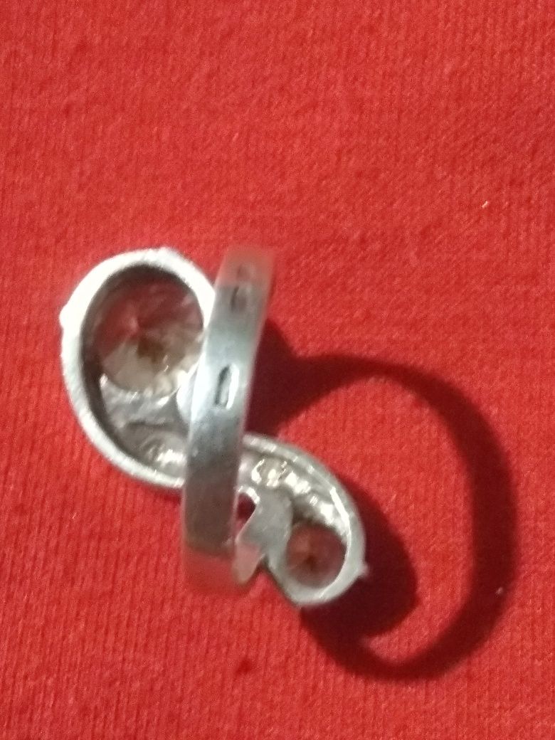 Кольцо серебро позолота