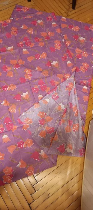 Ткань х/б слегка тянеться(новая) 5м.(ширина 80см.)