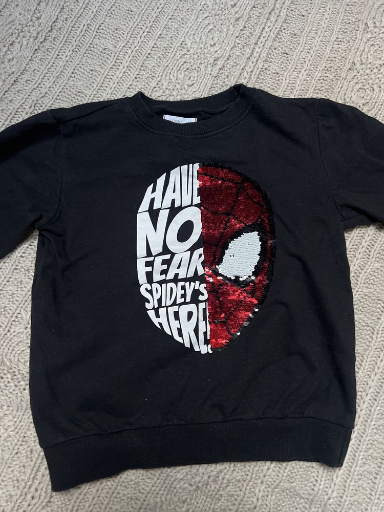 Bluza spider man cekiny 128