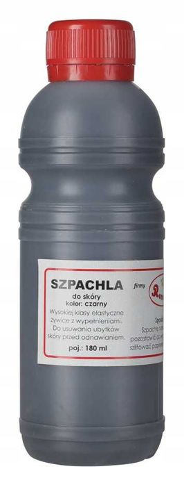 Szpachla  do skór Renoskór 200ml czarna