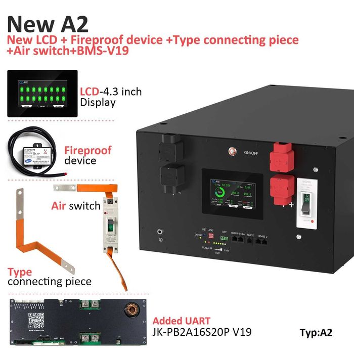 Obudowa magazyn energii LiFePo4 EVE 280Ah-330Ah(MB31)