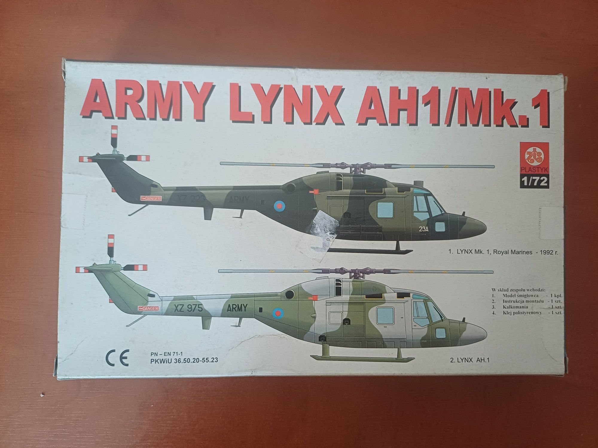(REZ) Model ARMY LYNX AH.1/Mk1 (S-020) - Plastyk (1/72)