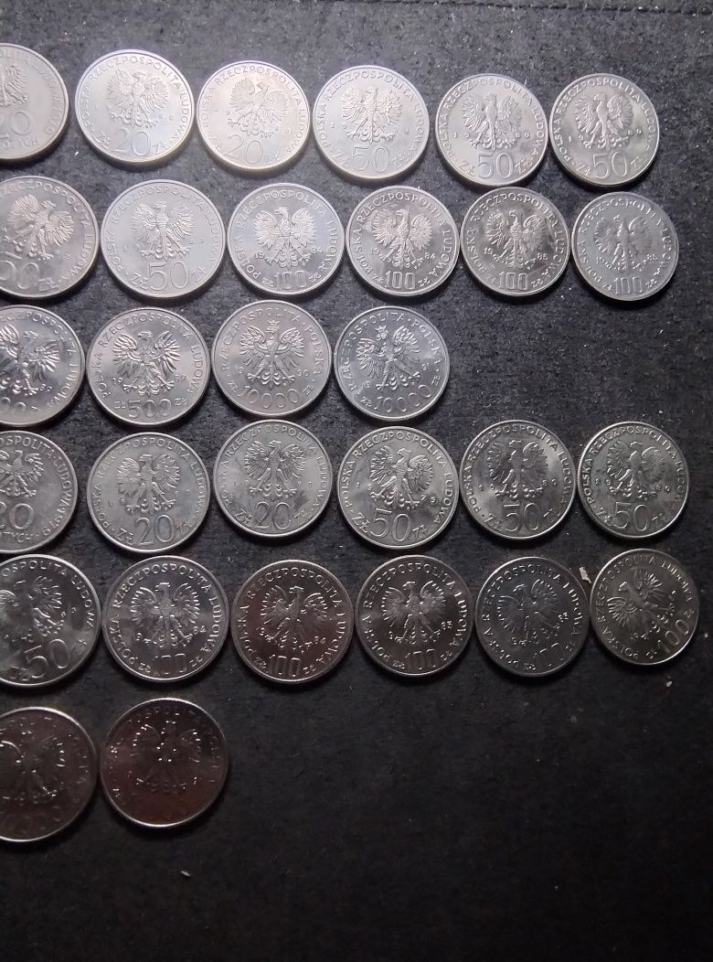 PRL 54 monety obrazkowe królowie i inne