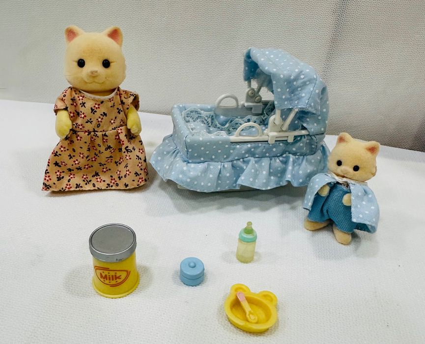 Sylvanian Families-Домик; Детс.комн;Мамакошка;Купание;Школ.;Туал;Разн.