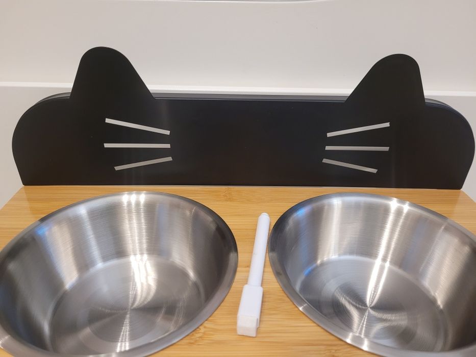 Miski na stojaku dla psa Miska dla psa zestaw 2x 0,7L