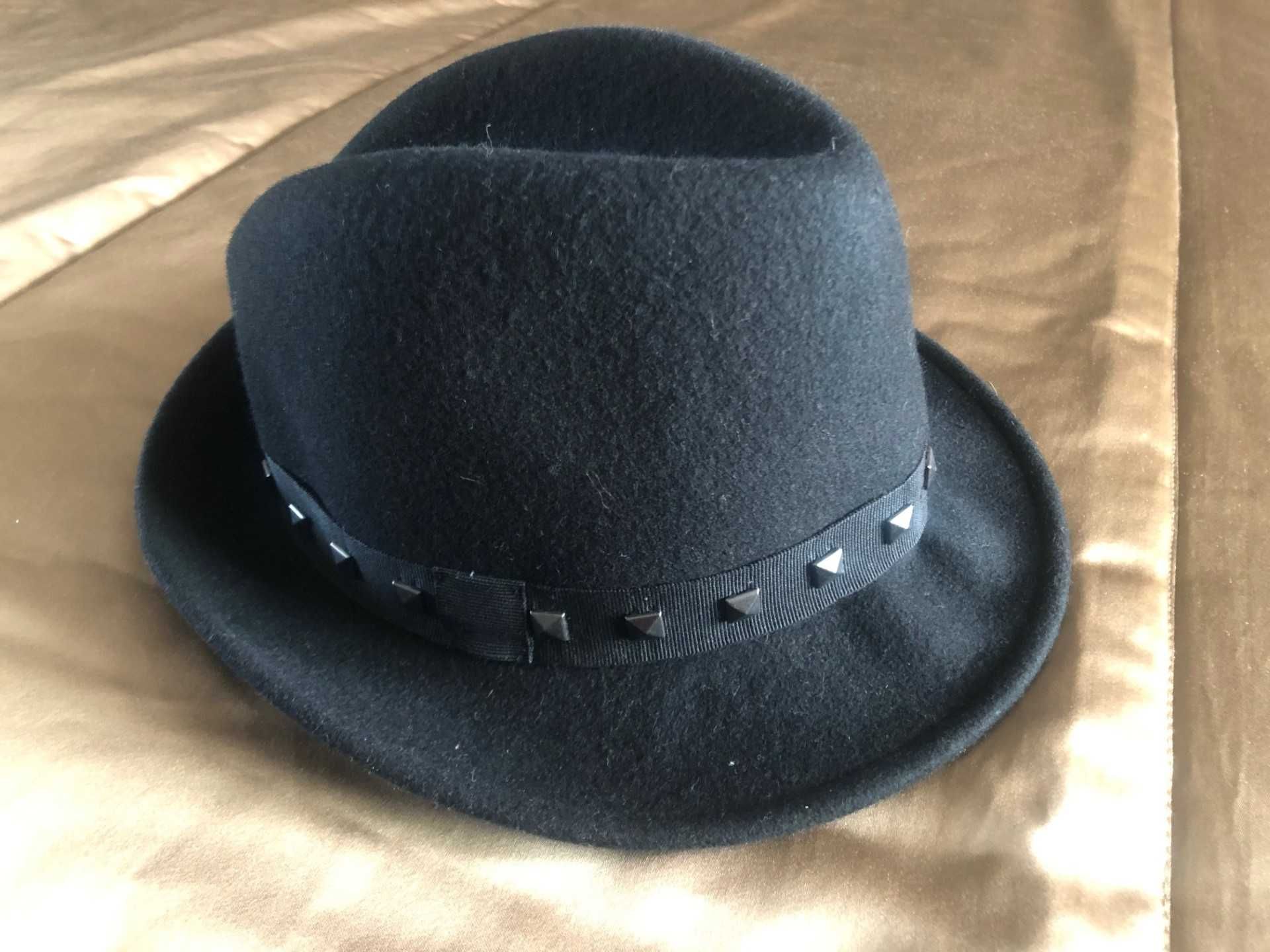 Chapéu preto Gerard Darel (panama) 100% lã