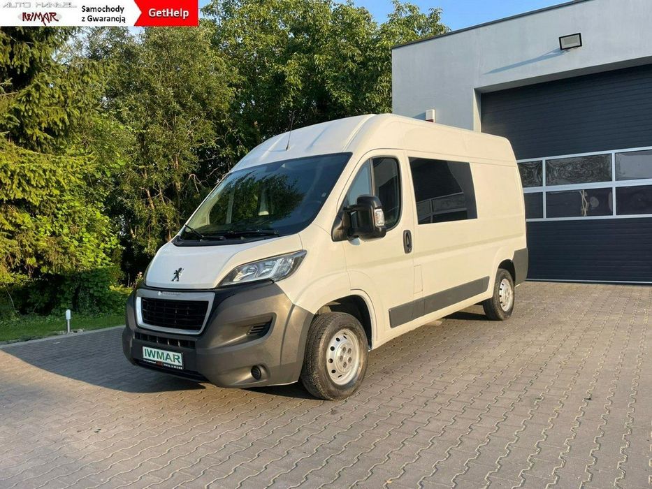 Peugeot Boxer  2017*2.0 130 KM*6 osobowy*Brygadówka*Salon PL*1 właściciel*Serwis