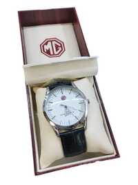 Zegarek Męski MG WB076219 (Skórzany Pasek) 3ATM + Pudełko (zadbany)