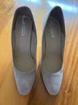 Sapatos pele bege mulher Massimo Dutti