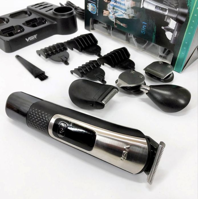 Машинка для стрижки, тример, триммер з насадками для волосся, волос