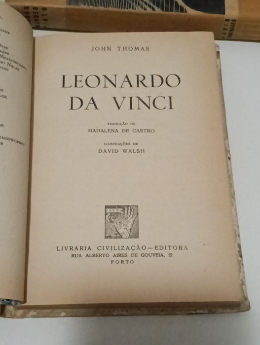Livro Leonardo Da Vinci  de 1958