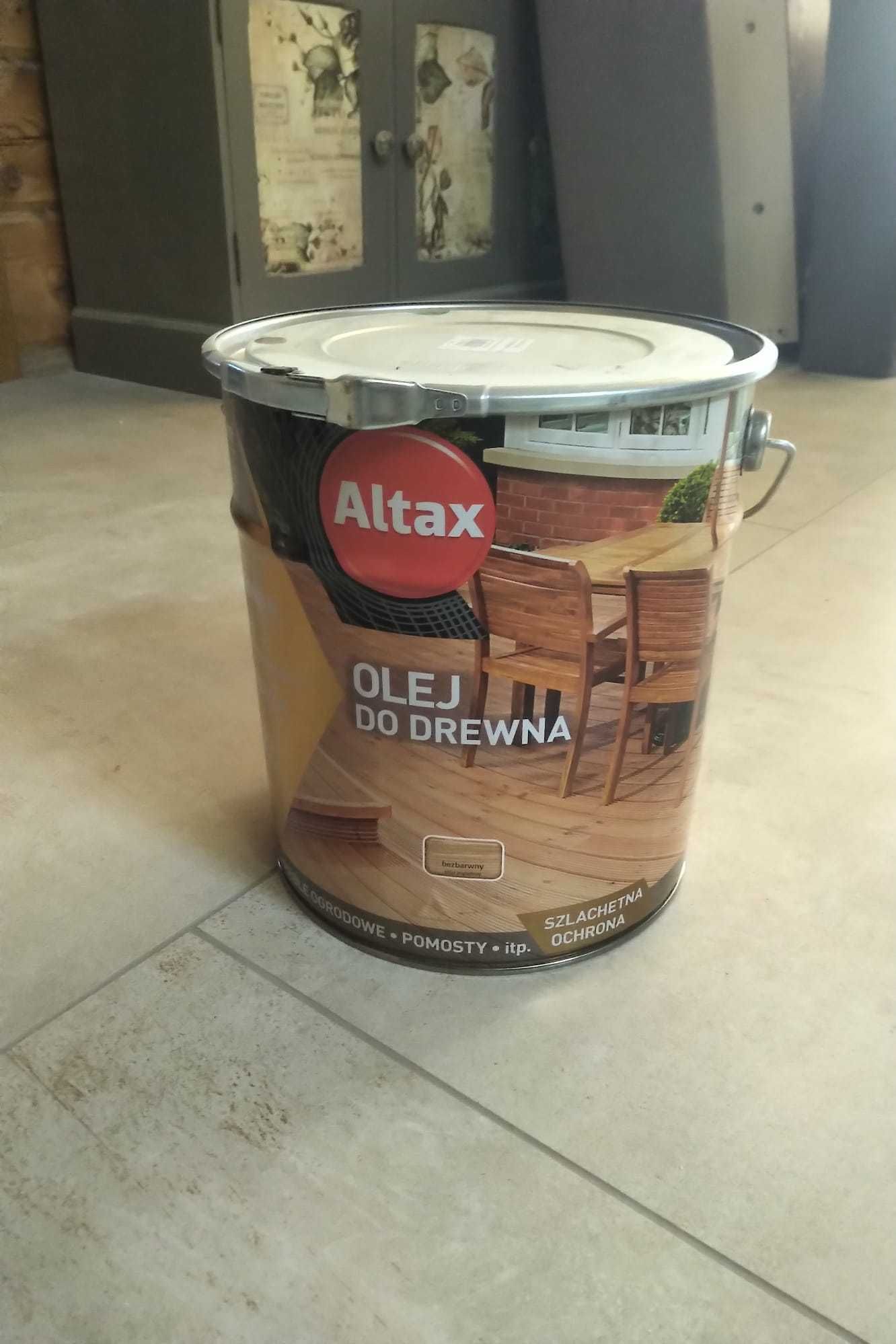 Olej do drewna bezbarwny Altax 4x 10L