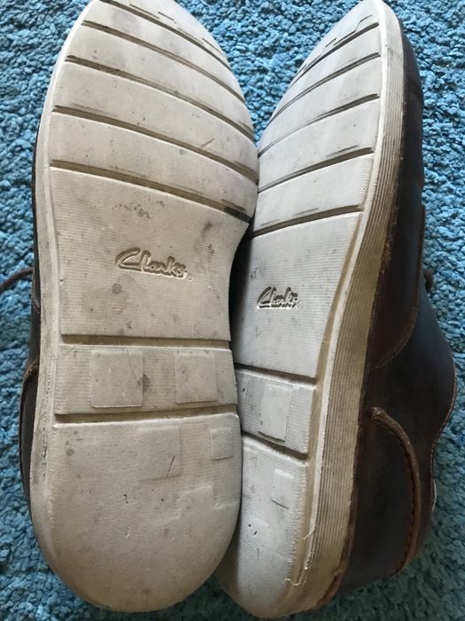 Sapatos castanhos vintage marca Clark