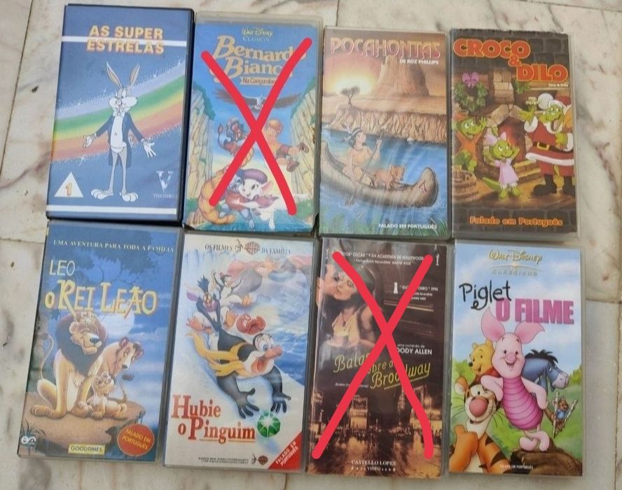 56 Filmes VHS.   .