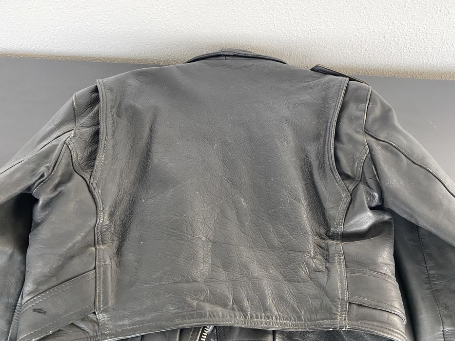 Blusão couro genuino M