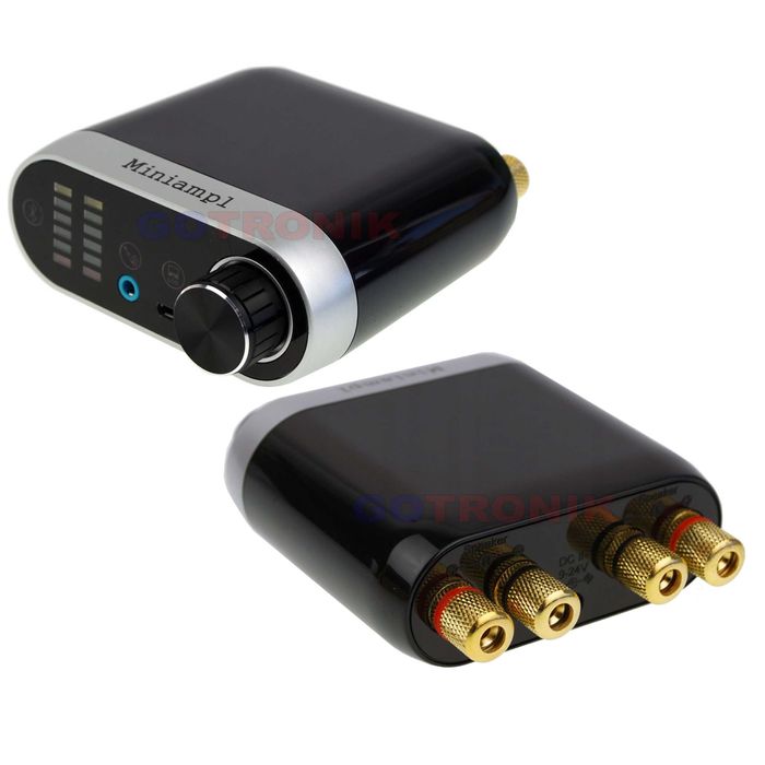 Wzmacniacz mocy 2x50W bluetooth AUX karta dźwiękowa cyfrowa klasa D