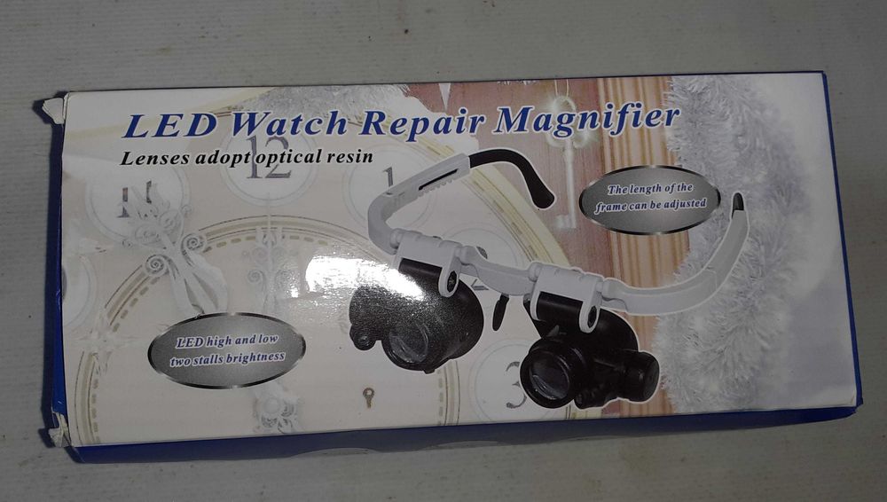 Лупа-очки и бинокулярные очки с LED подcветкой в белом