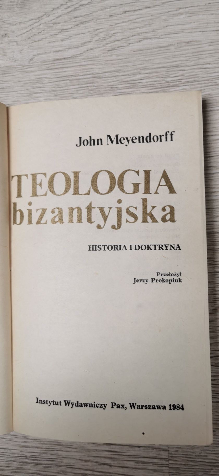 Teologia Bizantyjska
John Meyendorff