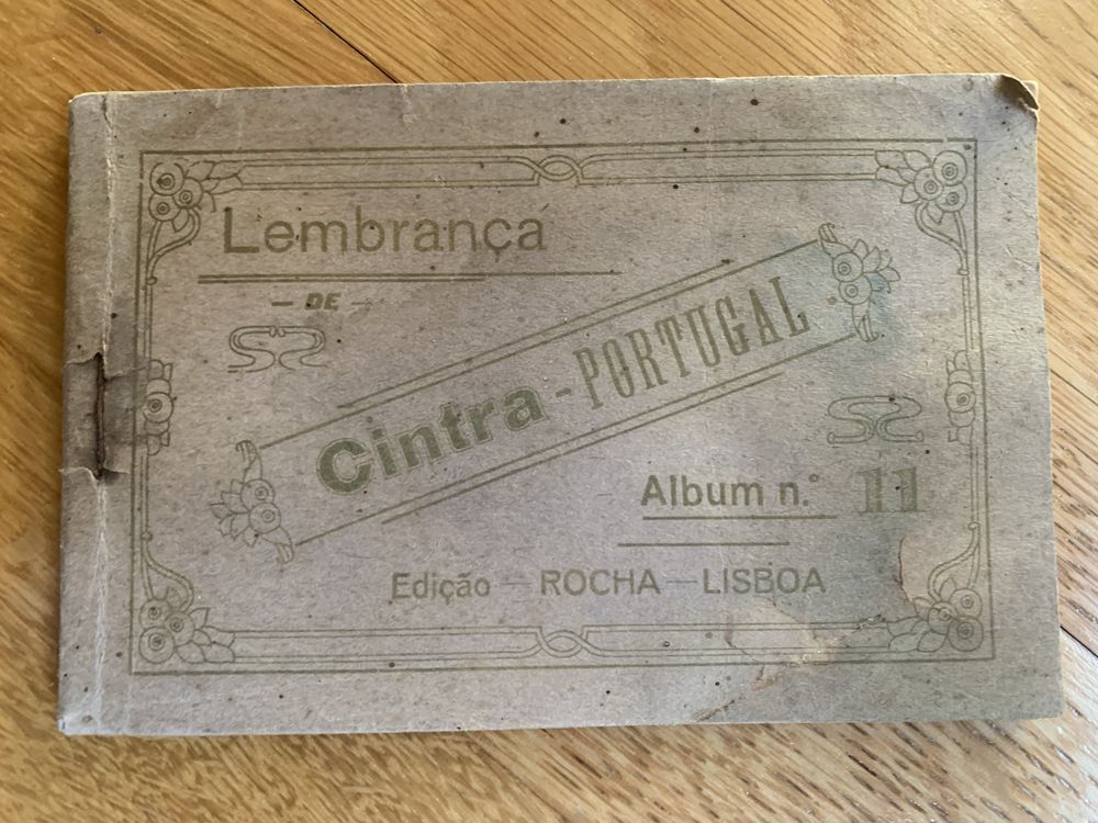 Caderneta com 7 postais “Lembrança de Cintra”. Decadas de 20 a 30