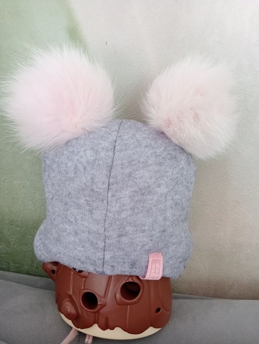 Шапка і шарф зима від 6 місяців до 1.5 року