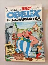 Livro antigo do Astérix: Obelix e Companhia - 1ª Edição (vintage)