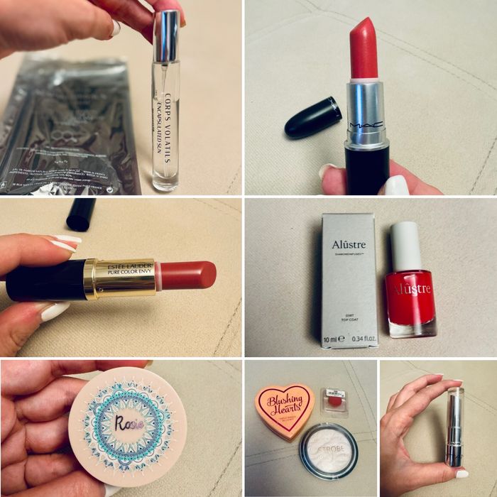 Zestaw kosmetyków Estee Lauder Mac Inglot Manhattan Corps Alustre