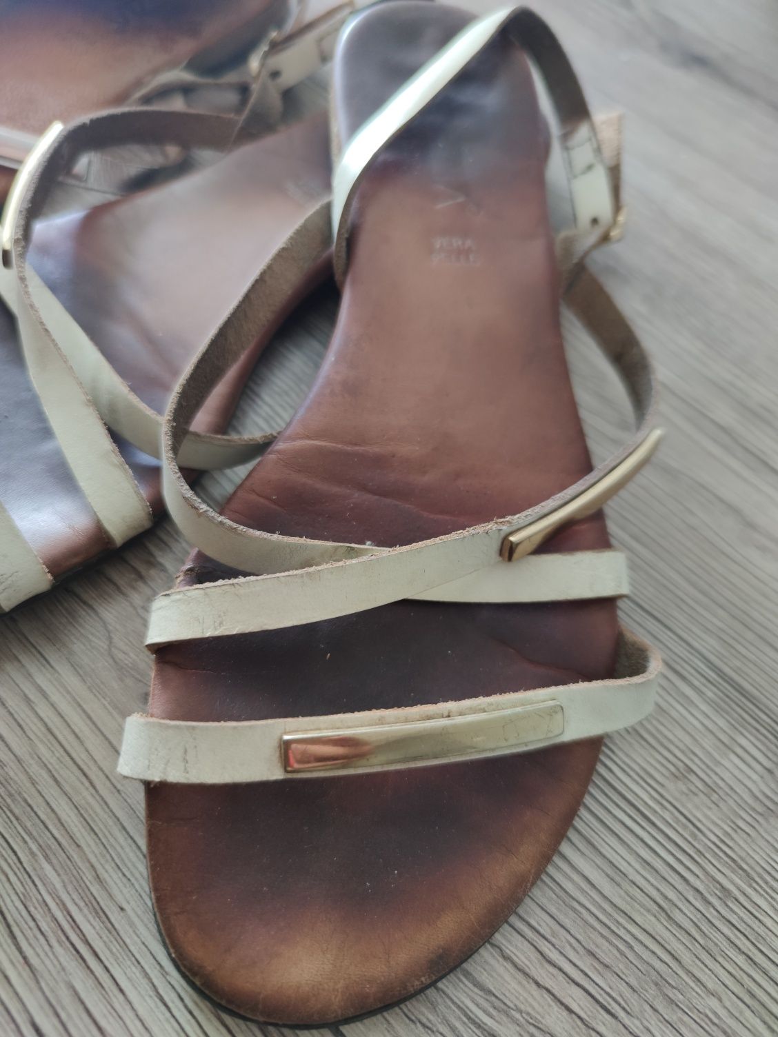 Buty Venezia skóra sandały skórzane dwie pary rozm. 38