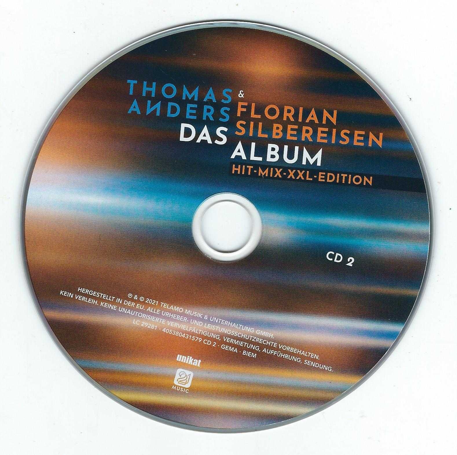 2 CD Thomas Anders & Florian Silbereisen – Das Album (2021) (Unikat)