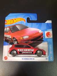 Hot wheels 92 Honda Civic EG red