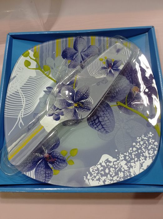 Блюдо для торта. Новый набор.