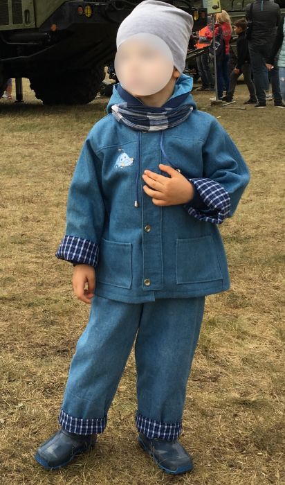 Костюм Комбинезон Ветровка Джинсовая куртка Джинс для мальчика 2-4 год