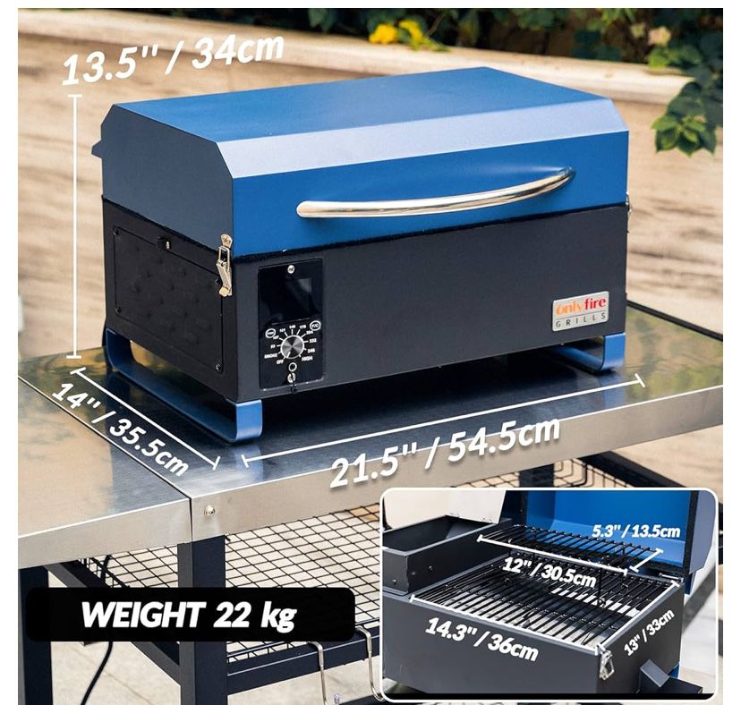 Grill wędzarnia  8 w 1, wielofunkcyjny na pellet