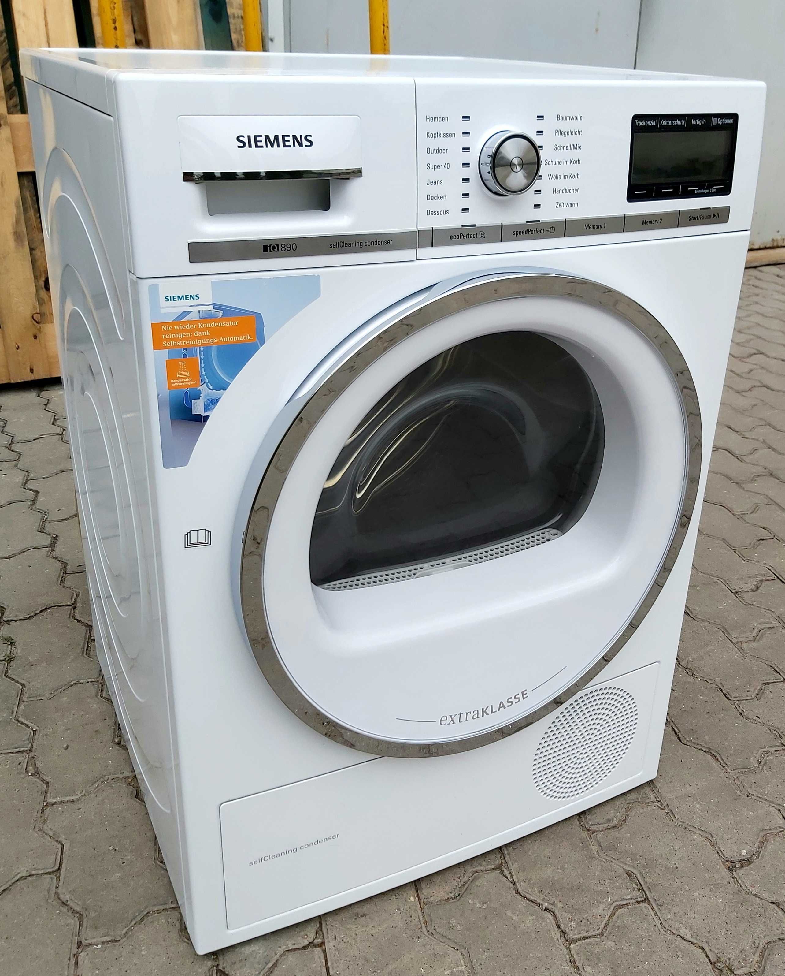 Топовая сушильная машина из Германии iQ 890 Siemens WT48Y781