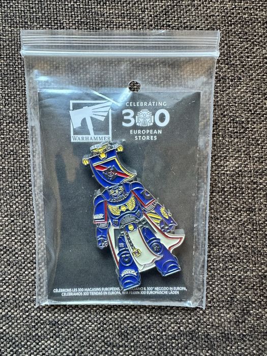 WH40 Kapitan Centos + Przypinka + Moneta Warhammer 40000 Ultramarines