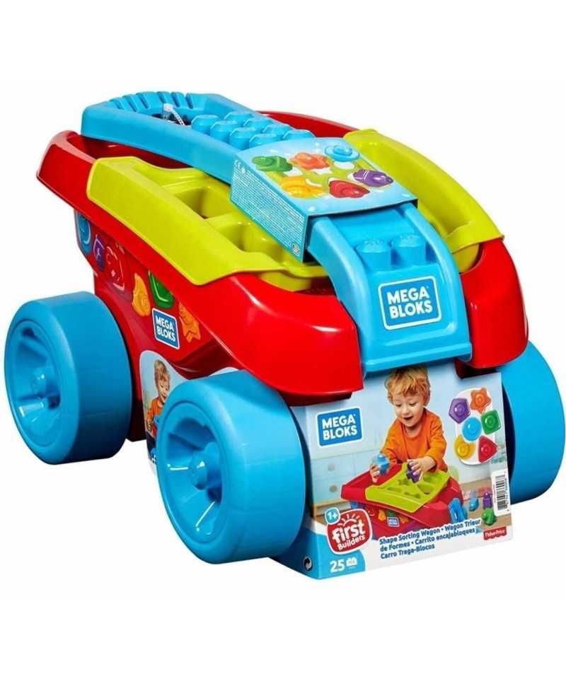 FISHER Mega Bloks Wózek Z Klockami Sorter FVJ47