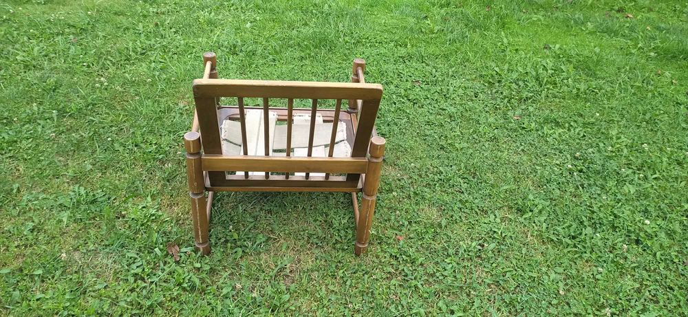 Fotel drewniany antyk
